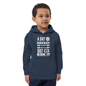 A Day Without Hockey -- Kids eco hoodie