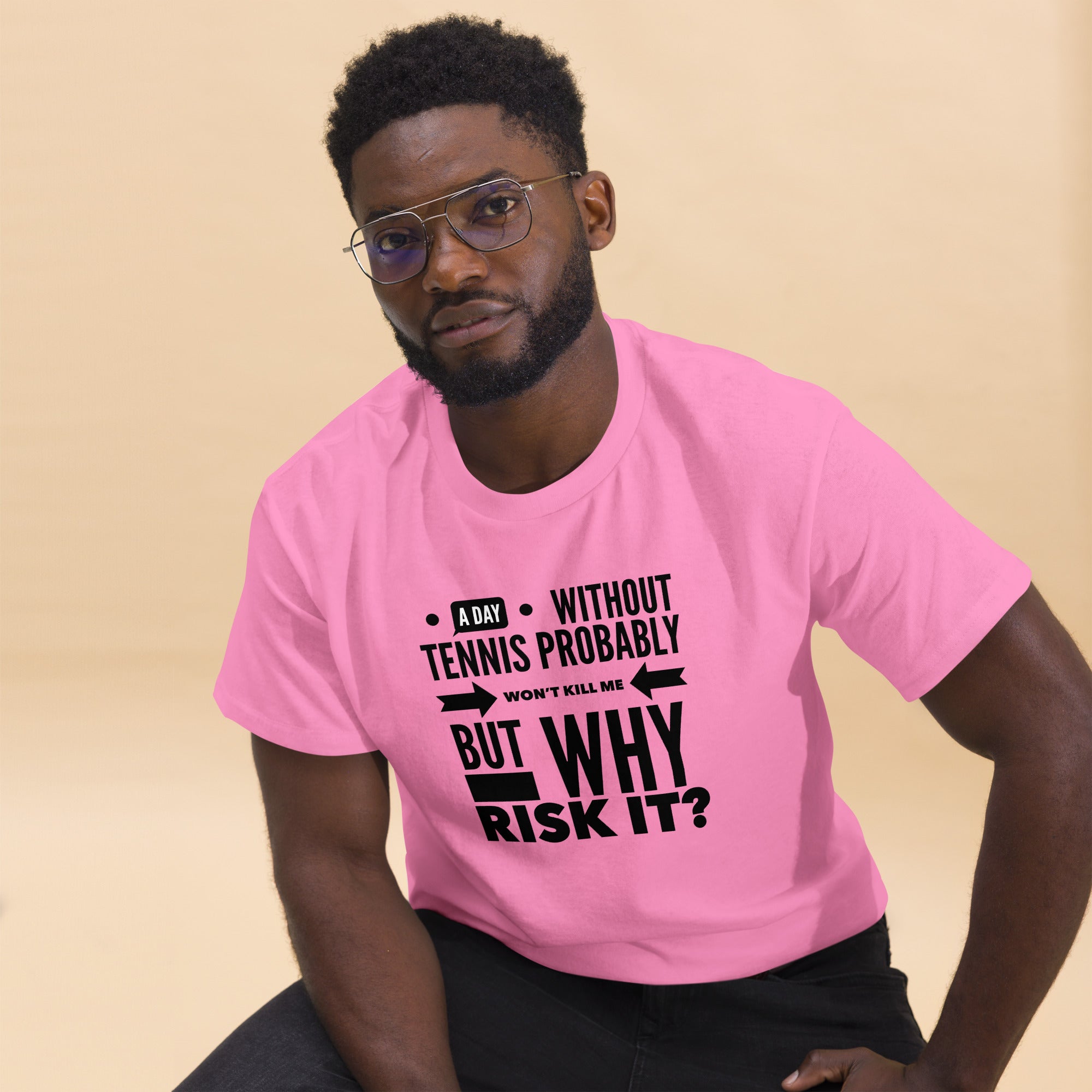 Why Risk It -- Men's classic tee