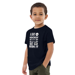 A Day Without Hockey Organic cotton kids t-shirt