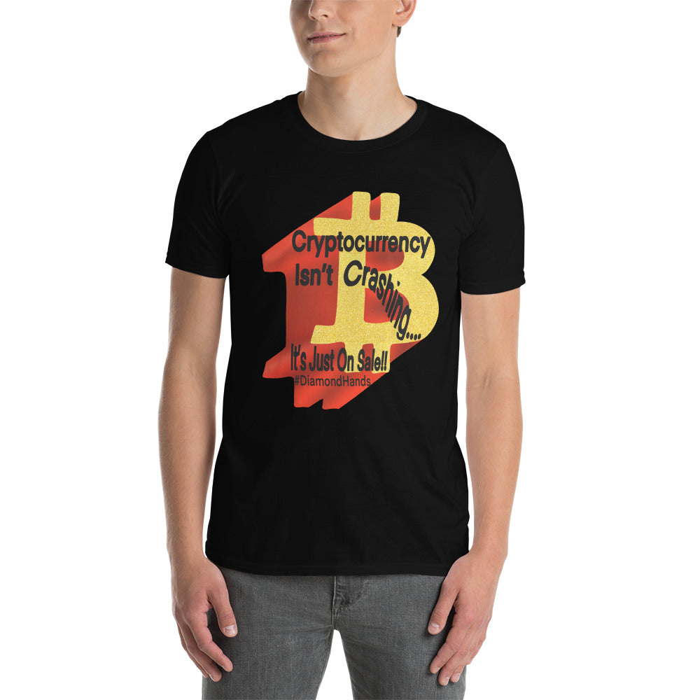 Bitcoin on SALE!!! -- Short-Sleeve Unisex T-Shirt