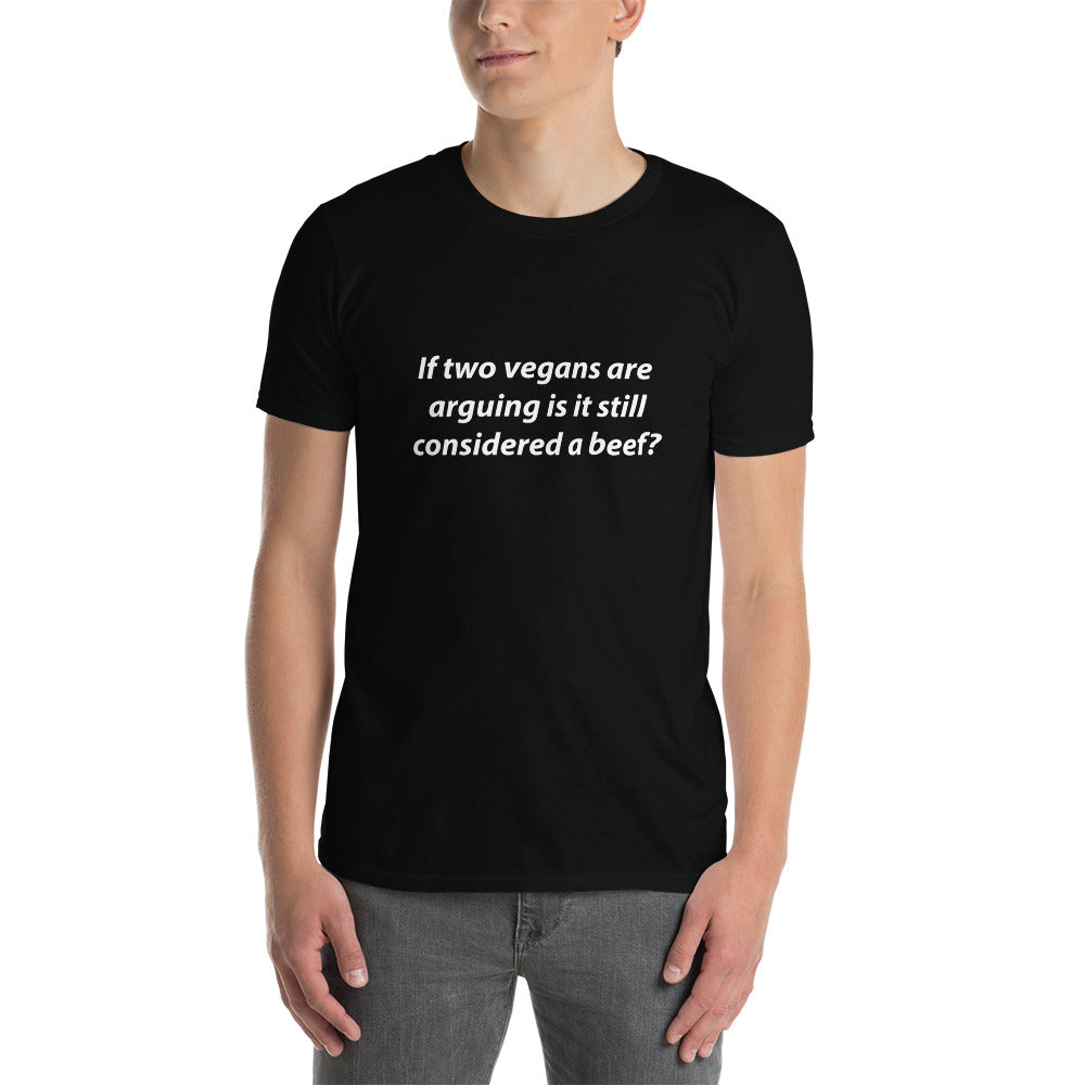 Vegan Beef Short-Sleeve Unisex T-Shirt