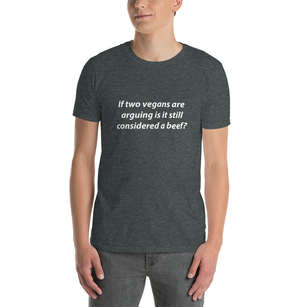 Vegan Beef Short-Sleeve Unisex T-Shirt