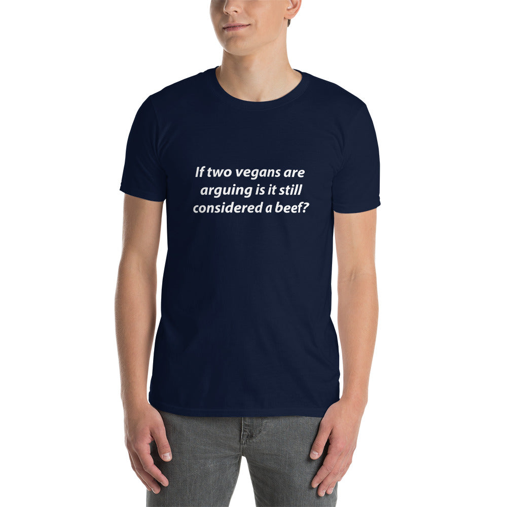 Vegan Beef Short-Sleeve Unisex T-Shirt