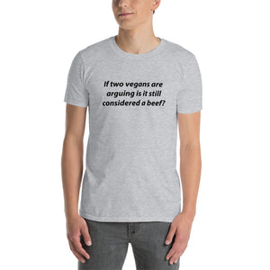 Vegan Beef Short-Sleeve Unisex T-Shirt